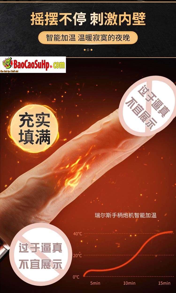 duong vat gia Mizzzee Ruile 9 - Dương vật giả Mizzzee Ruiles xoay ngoáy phát nhiệt new như thật