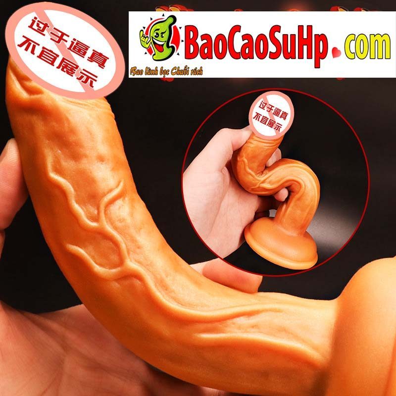 Dương vật giả Jiuai silicone siêu mềm cao cấp hút chân không