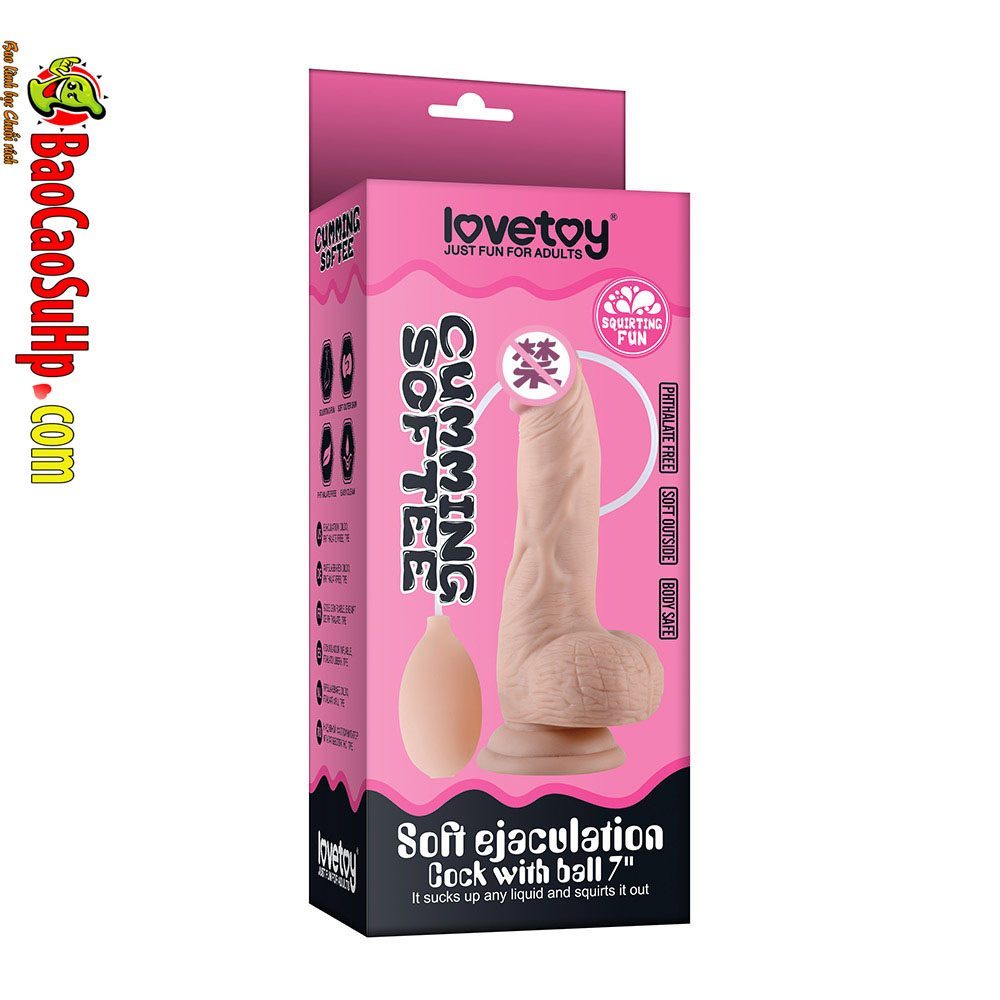 Dương vật đóng đất xuất tinh với bóng lovetoy LV316002 chất lượng cao