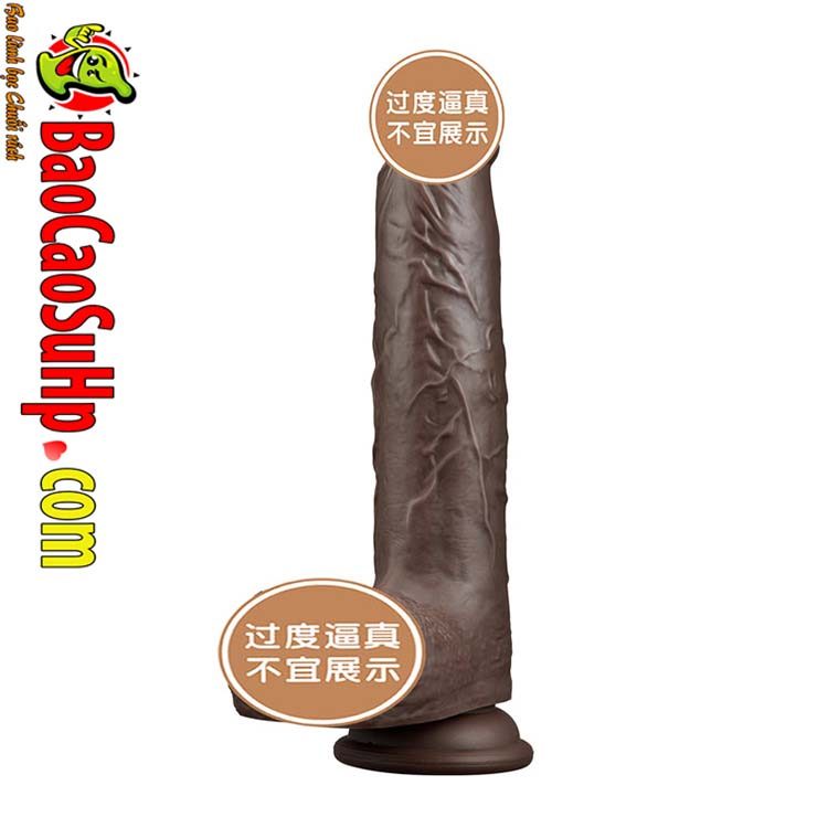 Dương Vật Giả Đen Đô To Dài 25cm Phê Cực Mạnh