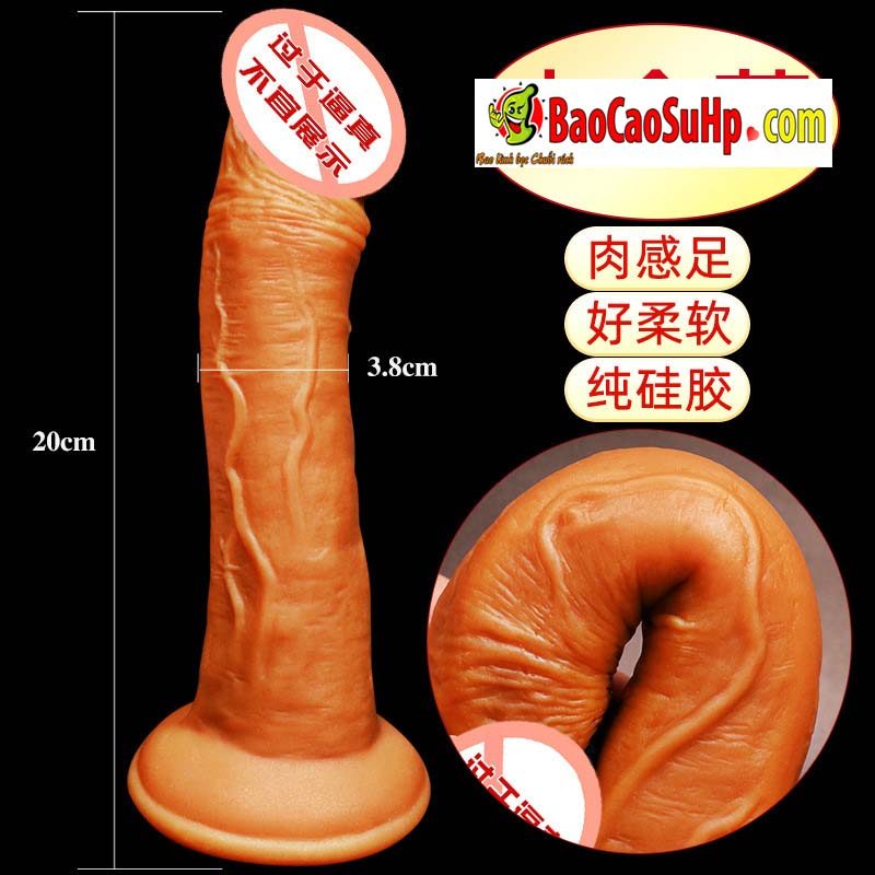 Dương vật giả Jiuai Romantic silicon siêu mềm công nghệ mới cảm giác thật 