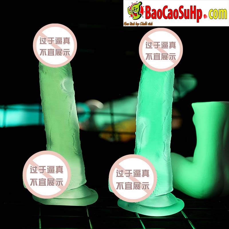 Dương vật giả phát sáng đêm trong suốt Didol Start Light