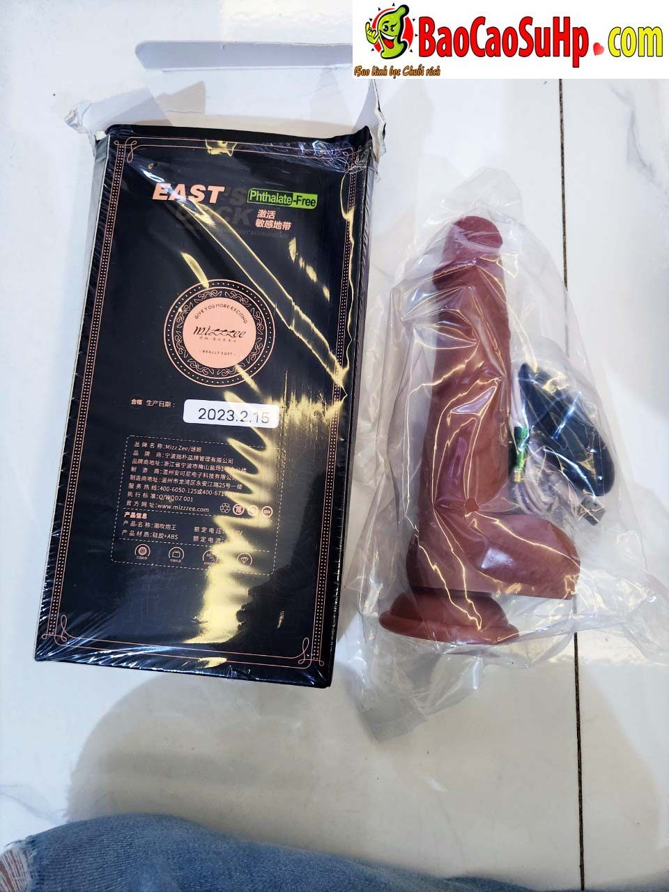 Dildo Cannon King rung xoay điều khiển từ xa
