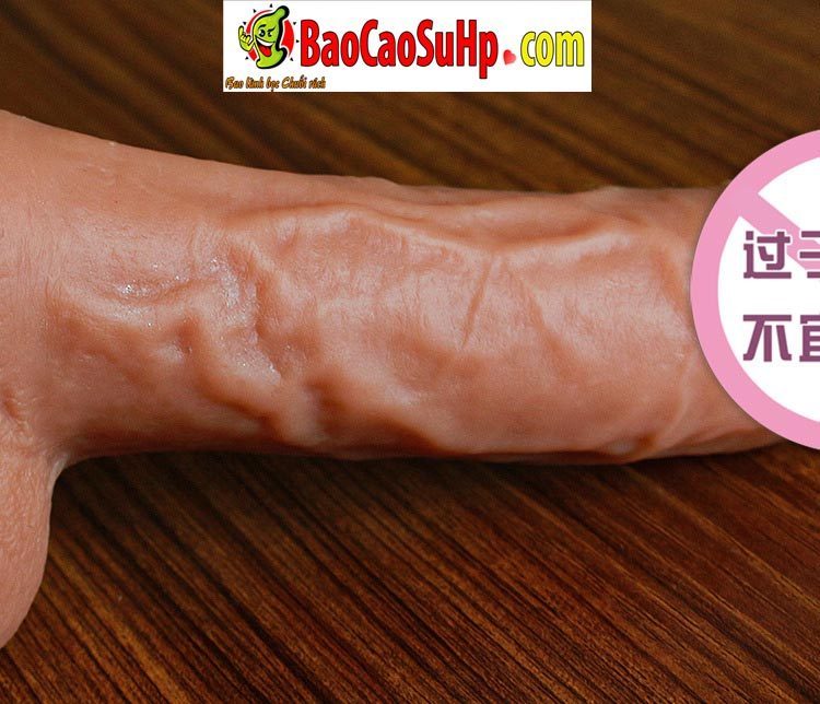 duong vat gia sieu thuc Samson 12 - Dương vật giả siêu mềm Jiuuy gân mềm siêu thực đóng đất Samson