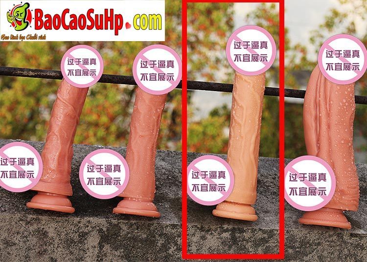 duong vat gia sieu thuc Samson 20 - Dương vật giả siêu mềm Jiuuy gân mềm siêu thực đóng đất Samson