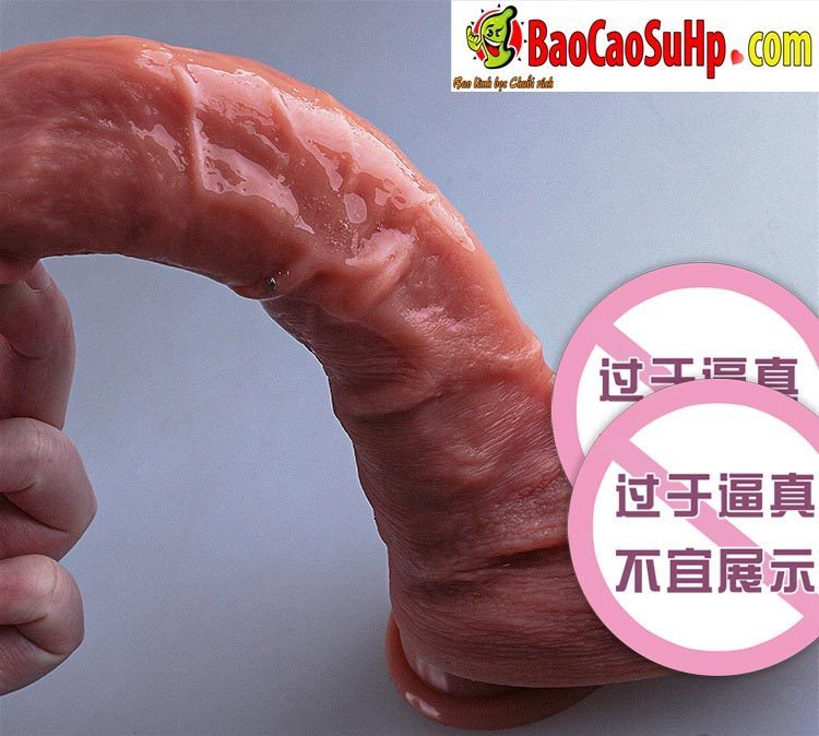 duong vat gia sieu thuc Samson 9 - Dương vật giả siêu mềm Jiuuy gân mềm siêu thực đóng đất Samson