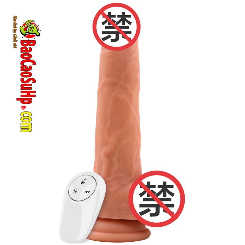 duong vat gia TSN PON 4 - Dương vật Silicone TSN PON đóng đất thụt 7 chế độ siêu mềm mại          
