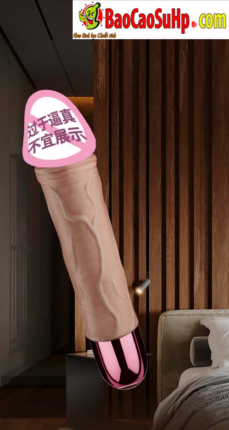 dương vật giả Charles KIKI rung ngoáy gân siêu thực cao cấp