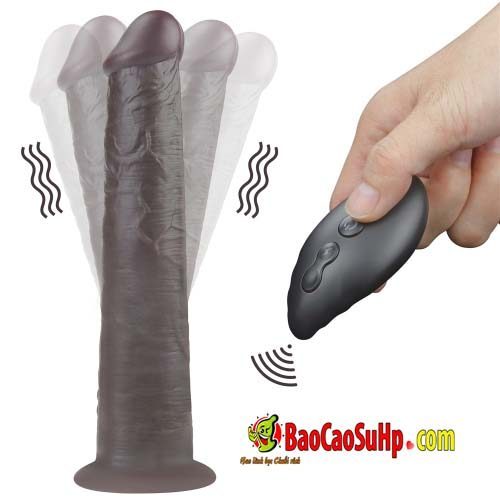 Dương vật giả Lovetoy USA 10” cao cấp Silicon xoay Black nguyên bản