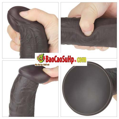 Dương vật giả Lovetoy USA 10” cao cấp Silicon xoay Black nguyên bản