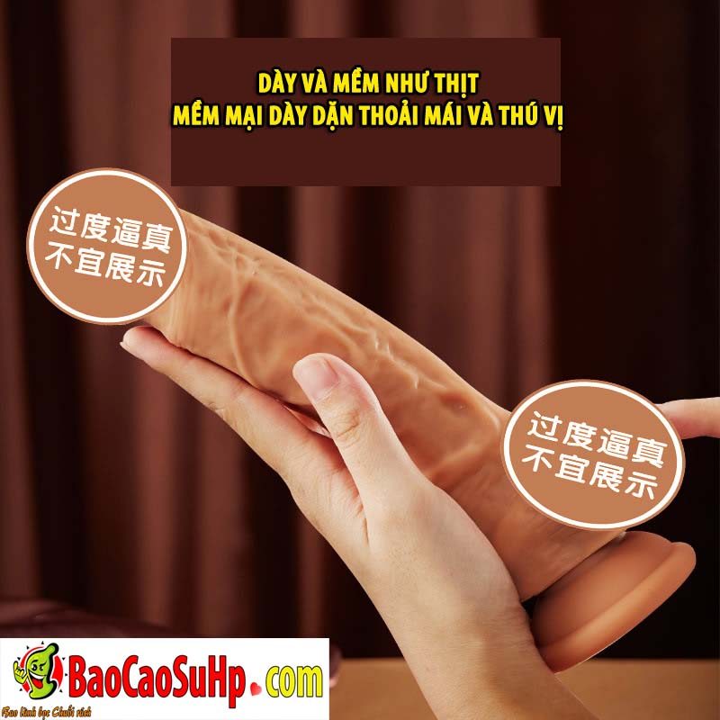 Dương Vật Giả Miuaisi Silicone Mềm Mại Kích Thích Cực Mạnh