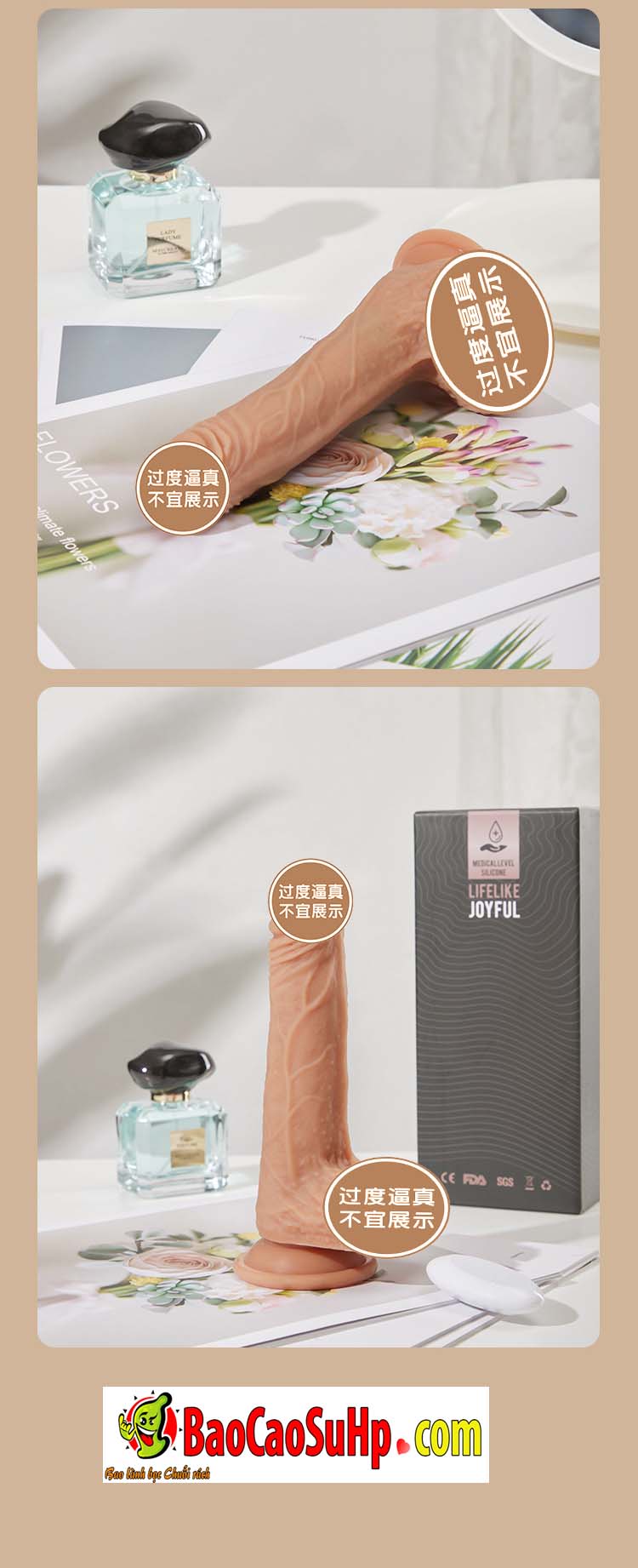 Dương vật giả Silicone Coc Deepest Fantasies thụt giật Size Châu Á, bán chạy