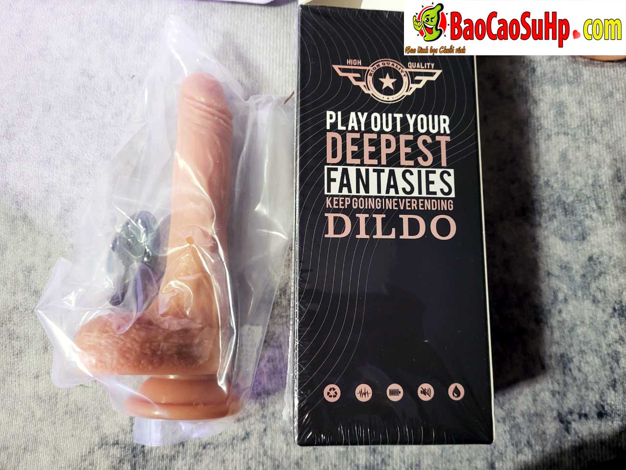 Dương Vật Giả Châu Á Thụt Giật Silicone Kích Thích Cực Mạnh