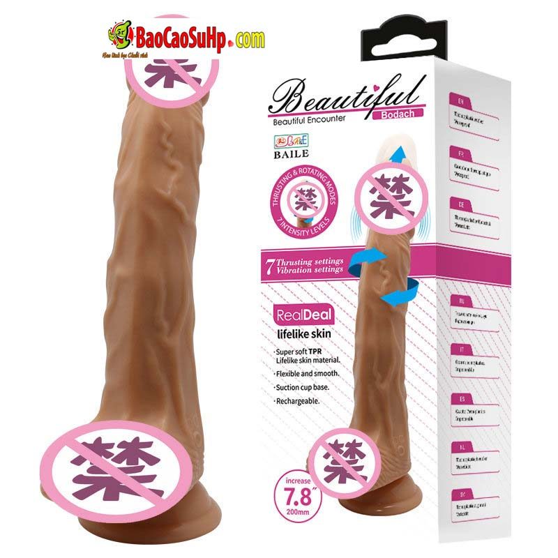Dương Vật Giả Rung Xoay Thụt Sâu Kích Thích Cực Mạnh Bodach