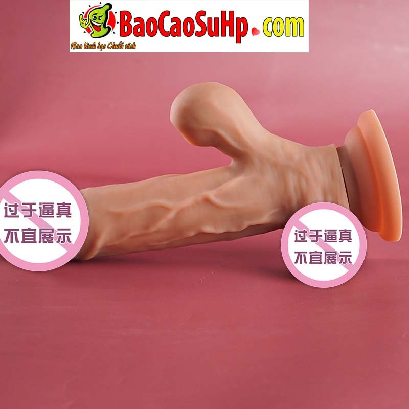 duong vat gia dong dat Silicone Jiuuy Jason 2 - Dương vật đóng đất Silicone Jiuuy Jason Lực điền hút thụt lên xuống