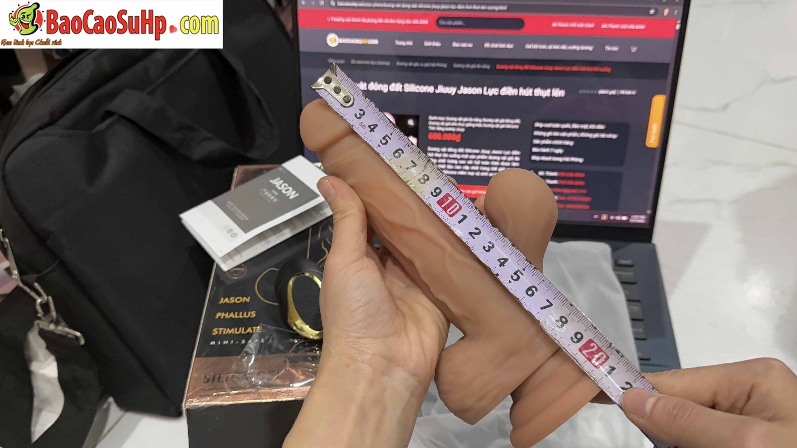 duong vat gia dong dat Silicone Jiuuy Jason 8 scaled - Dương vật đóng đất Silicone Jiuuy Jason Lực điền hút thụt lên xuống