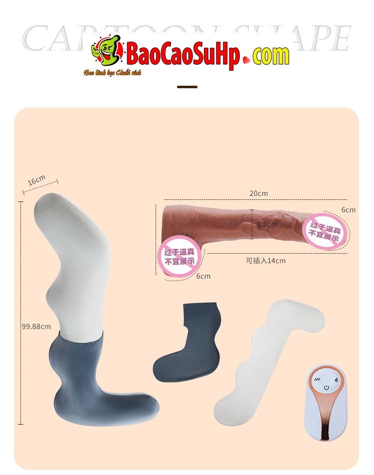 Gối ôm mizzzee mona nhiệt thụt cảm giác thật dành cho nữ