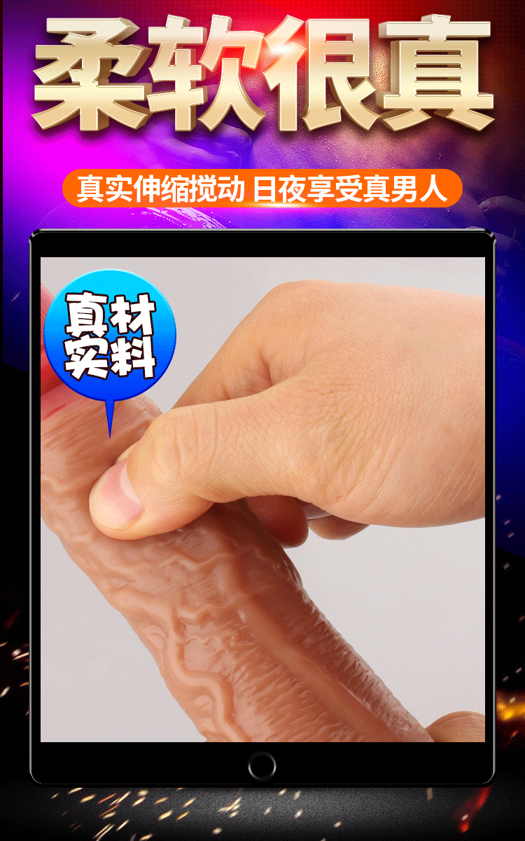 Dương vật đóng đất Conal rung xoay tăng cực khoái sướng mê