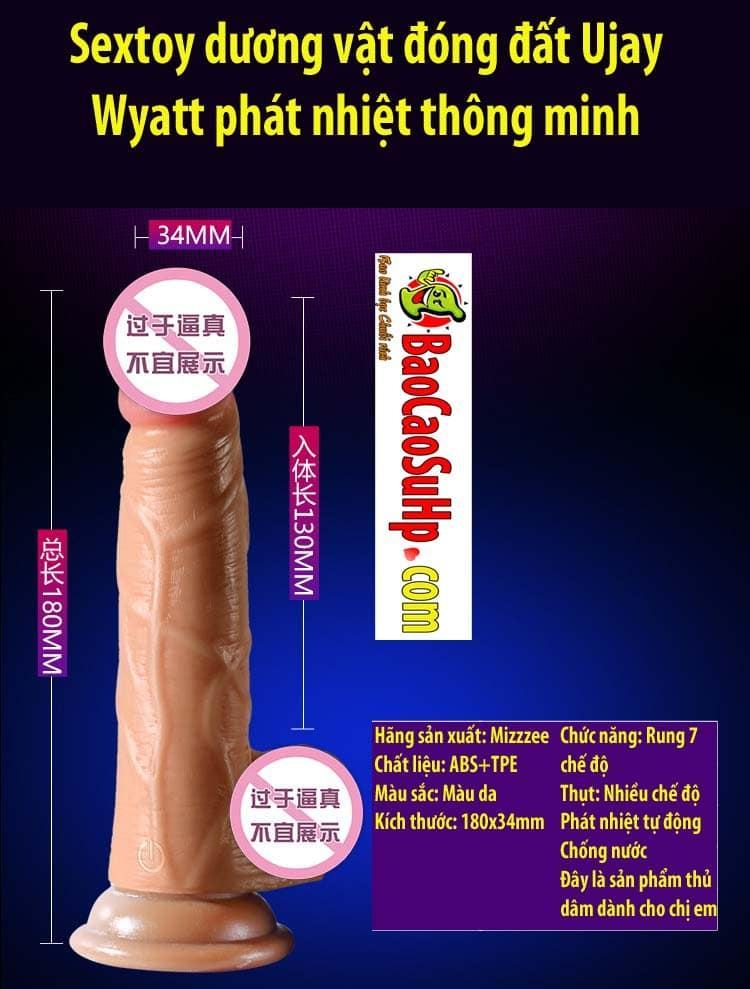 Sextoy dương vật Ujay Wyatt phát nhiệt công nghệ thông minh mua ngay Sextoy dương vật Ujay Wyatt phát nhiệt công nghệ thông minh mua ngay