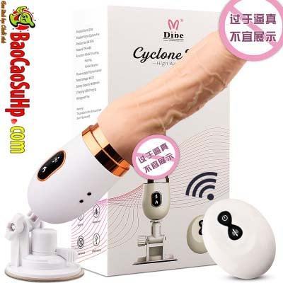 Dương Vật Giả CyClone Fire Xoay Ngoáy Phát Nhiệt Siêu Mạnh Cho Nữ 
