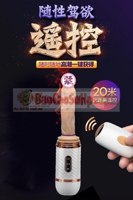 Sextoy súng máy dương vật tự động phát nhiệt Thibe món hot