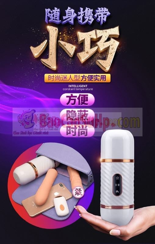 Sextoy súng máy dương vật tự động phát nhiệt Thibe món hot