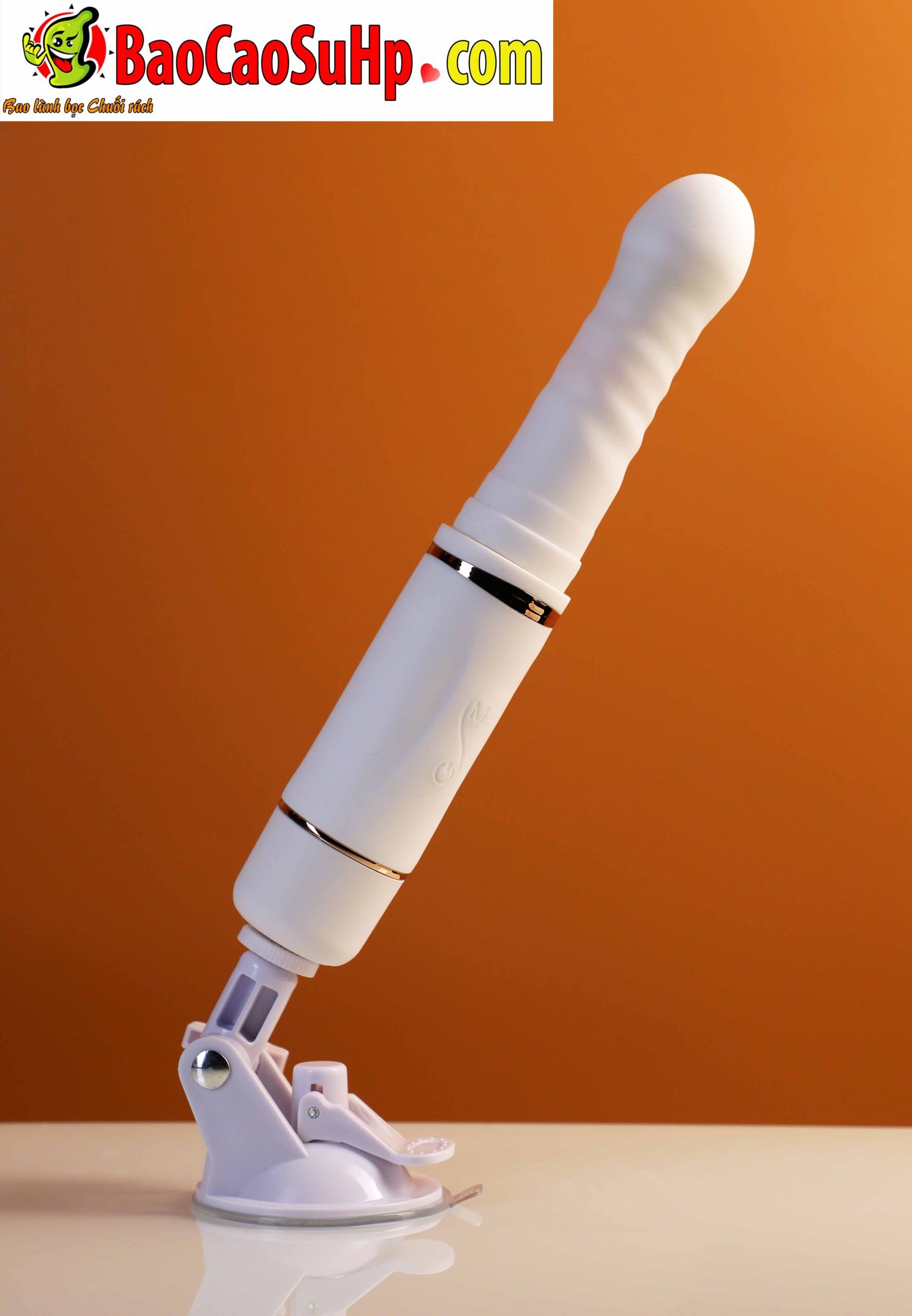 Dương vật đóng đất Mizzzee Streamer White thụt tự động