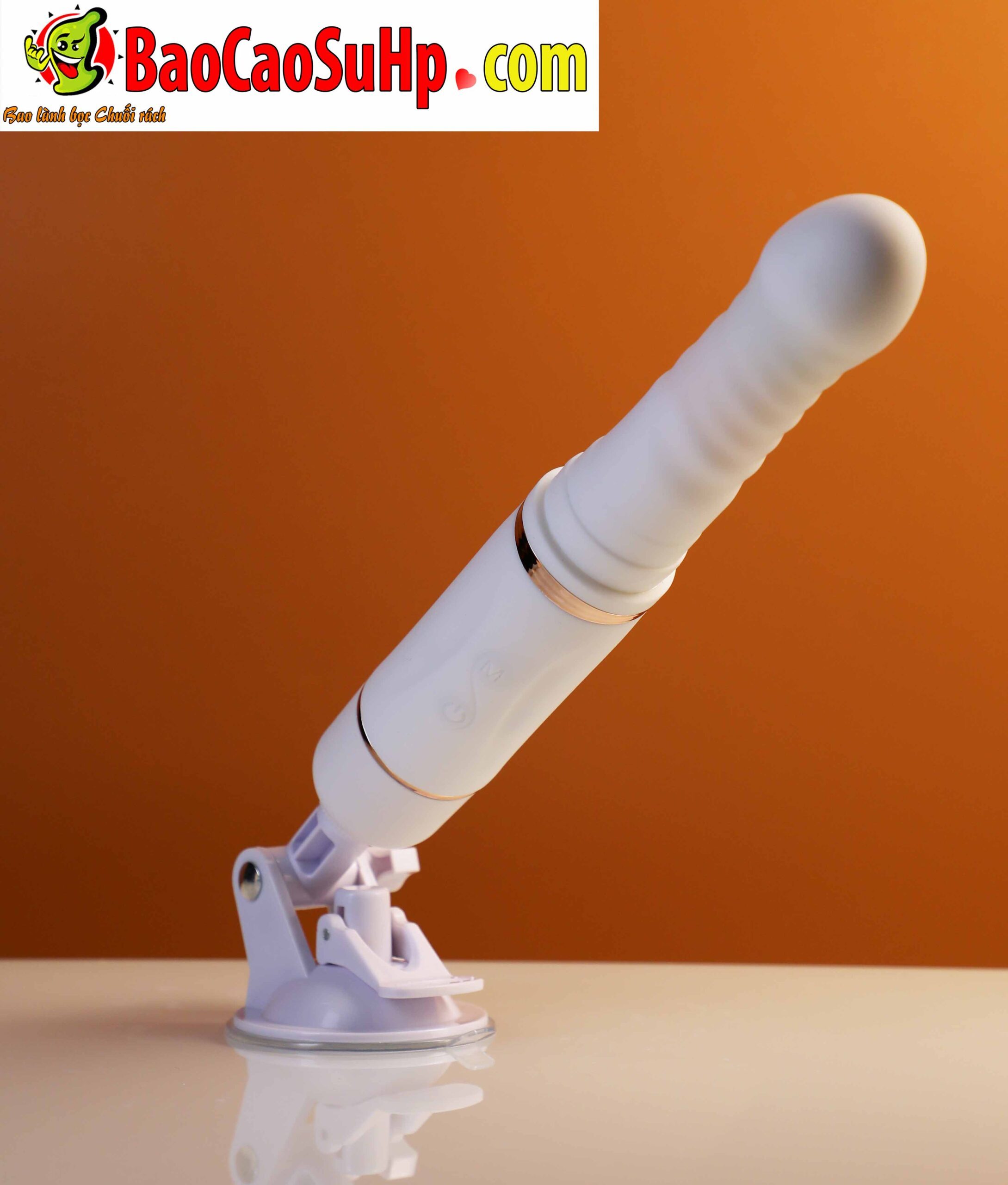 Dương vật đóng đất Mizzzee Streamer White thụt tự động