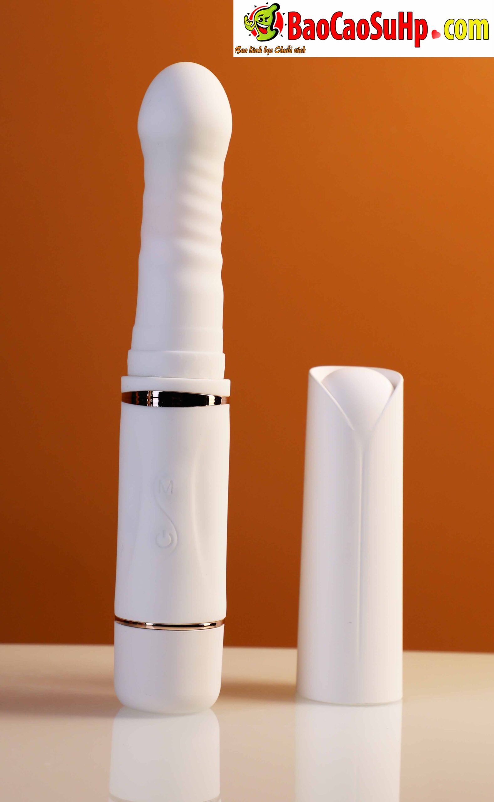 Dương vật đóng đất Mizzzee Streamer White thụt tự động
