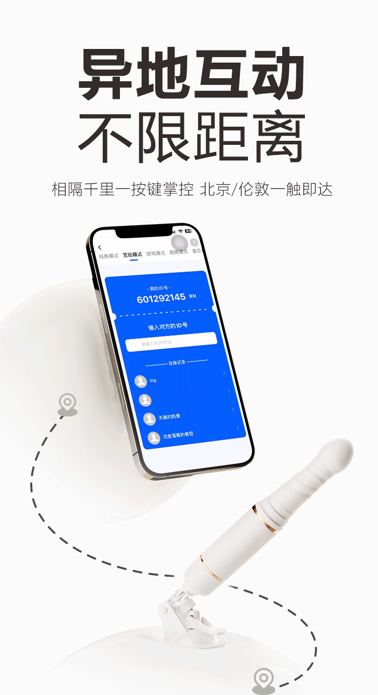 Dương vật đóng đất Mizzzee Streamer White thụt tự động
