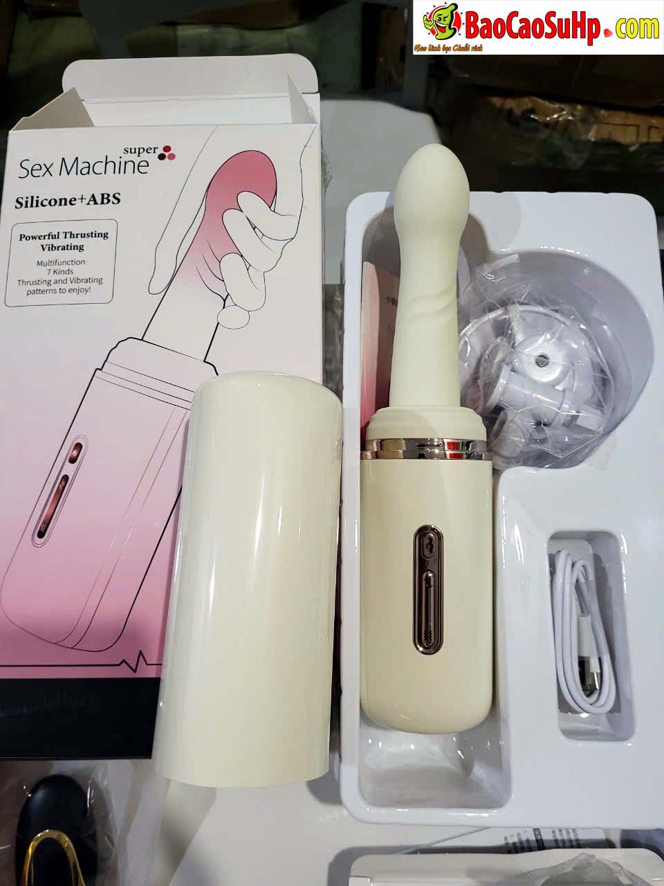 Dương vật súng máy Jiuuy Cannon Steel thụt phát nhiệt – siêu bền, kích thích mạnh