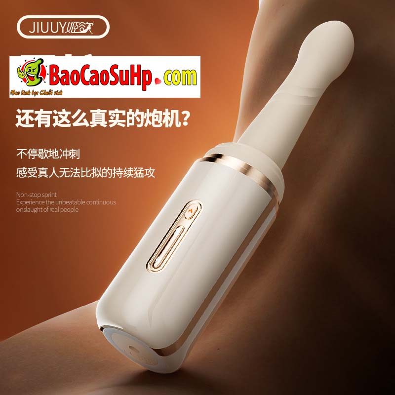 Dương vật súng máy Jiuuy Cannon Steel thụt phát nhiệt – siêu bền, kích thích mạnh