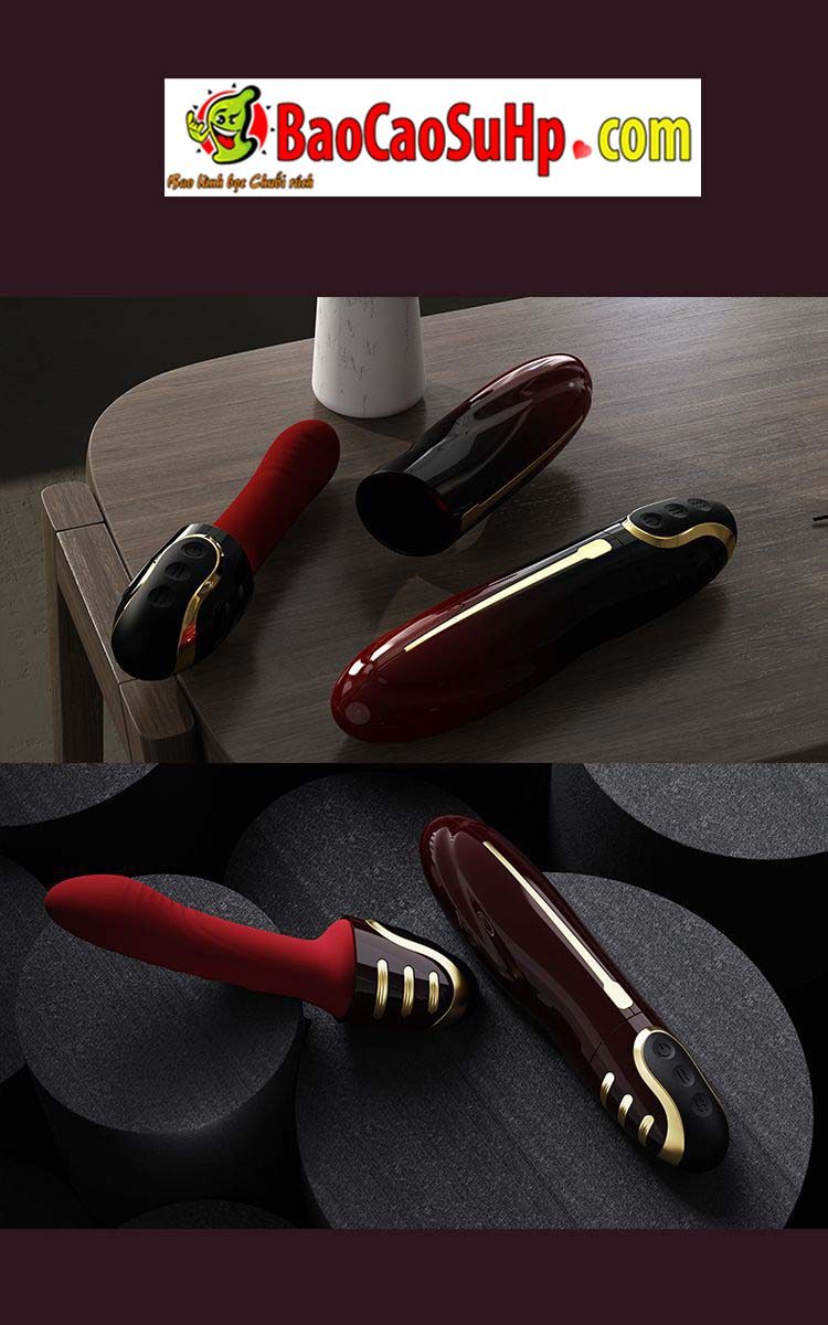 Dương vật giả 3D Galaku RED lantern flower thụt mạnh nóng tốt