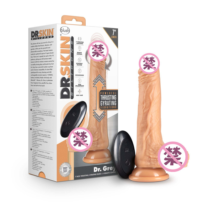 BLUSH Dr. Gray dương vật giả thụt lên xuống mềm mại 7 inch