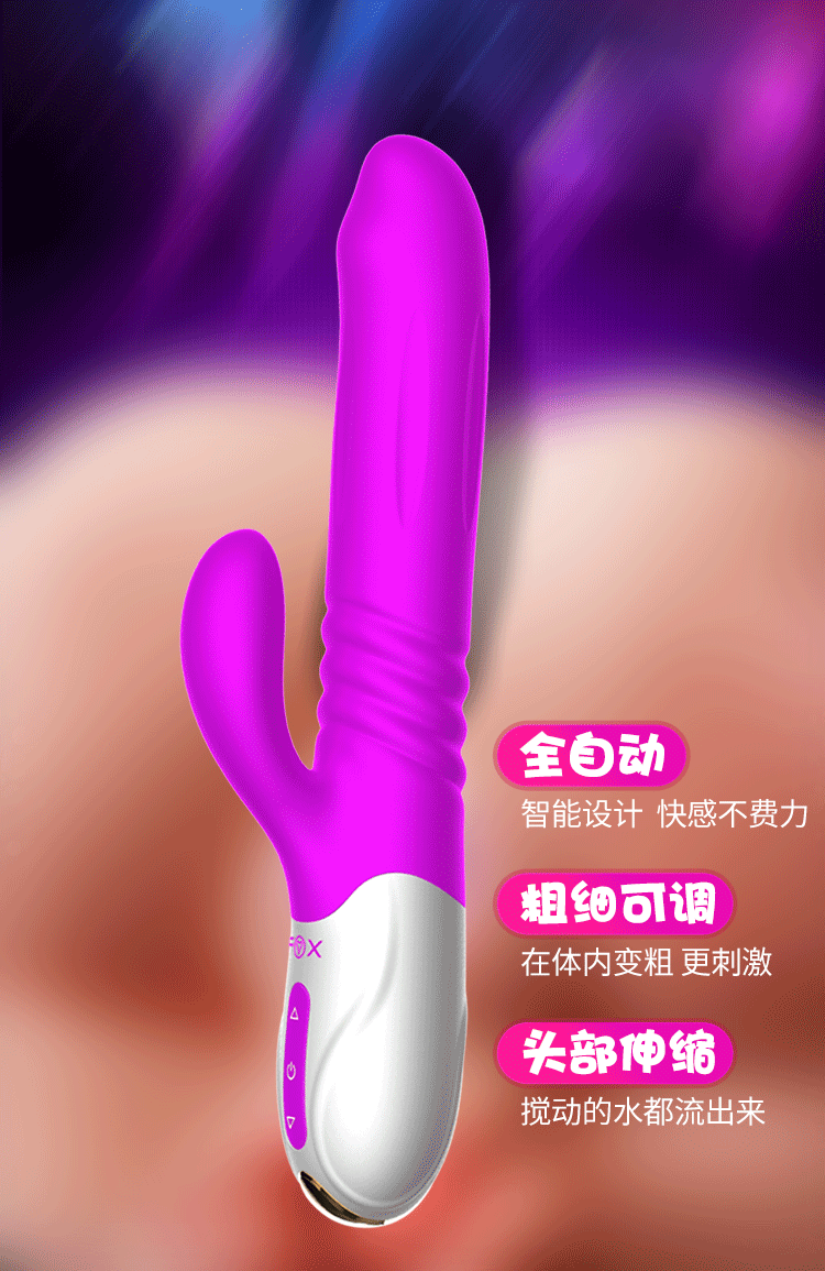 Sextoy dương vật Fox Flame rung thụt cao cấp kích thích mãnh liệt