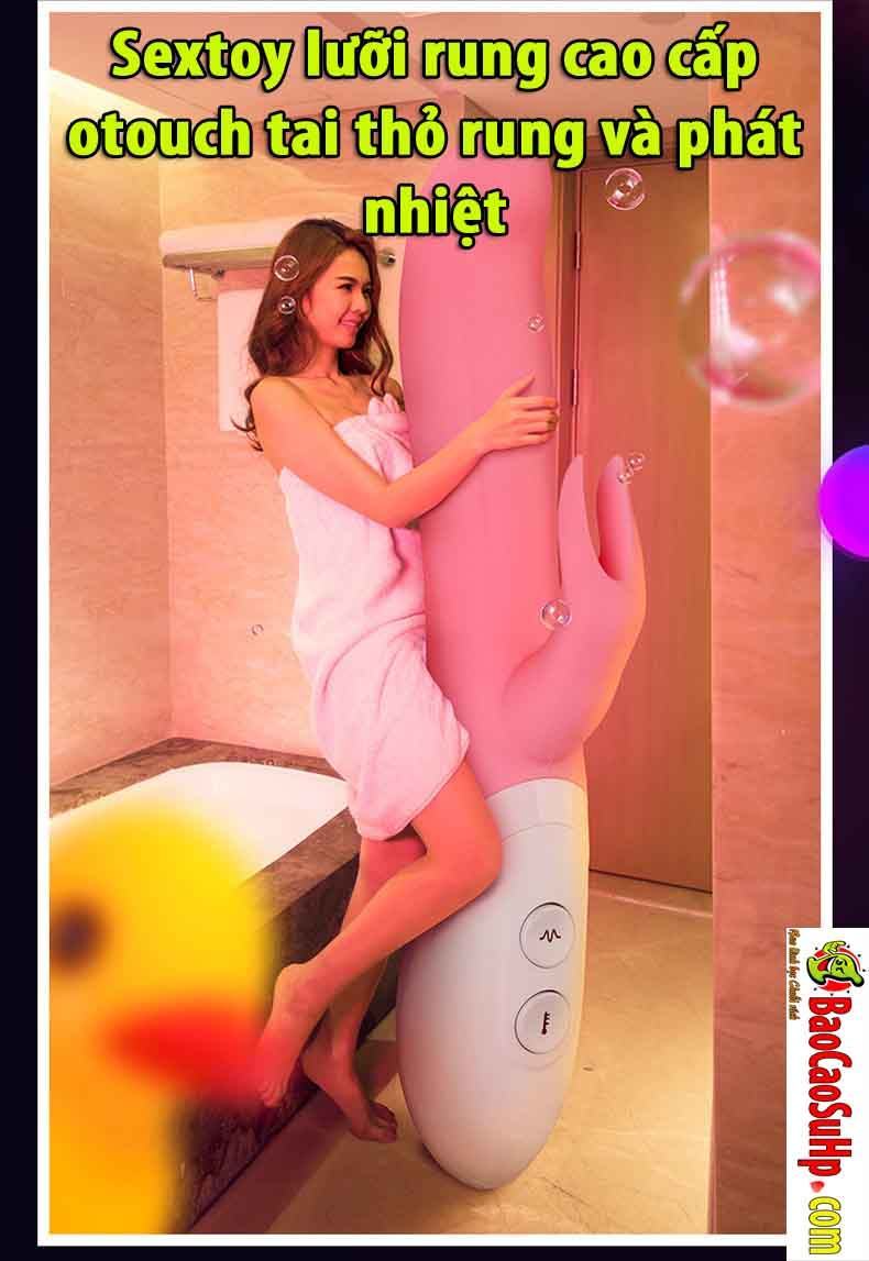 Sextoy lưỡi rung Otouch tai thỏ phát nhiệt, kích thích cực mạnh