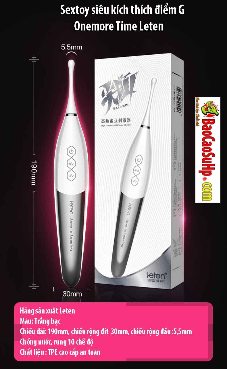 Sextoy cao cấp kích thích điểm G Leten Onemore Time đỉnh Sextoy cao cấp kích thích điểm G Leten Onemore Time đỉnh