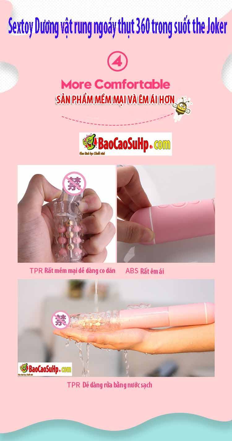 Sextoy dương vật rung ngoáy thụt 360 The Joker siêu kích thích Sextoy dương vật rung ngoáy thụt 360 The Joker siêu kích thích