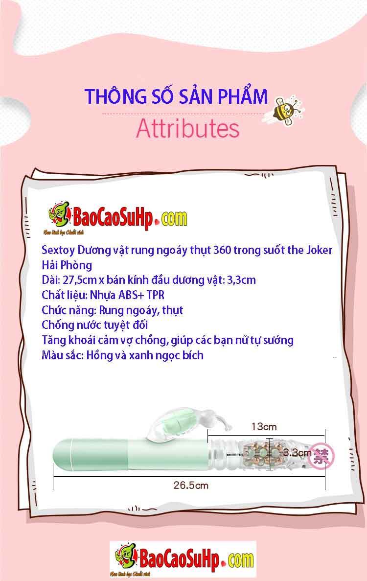Sextoy dương vật rung ngoáy thụt 360 The Joker siêu kích thích Sextoy dương vật rung ngoáy thụt 360 The Joker siêu kích thích