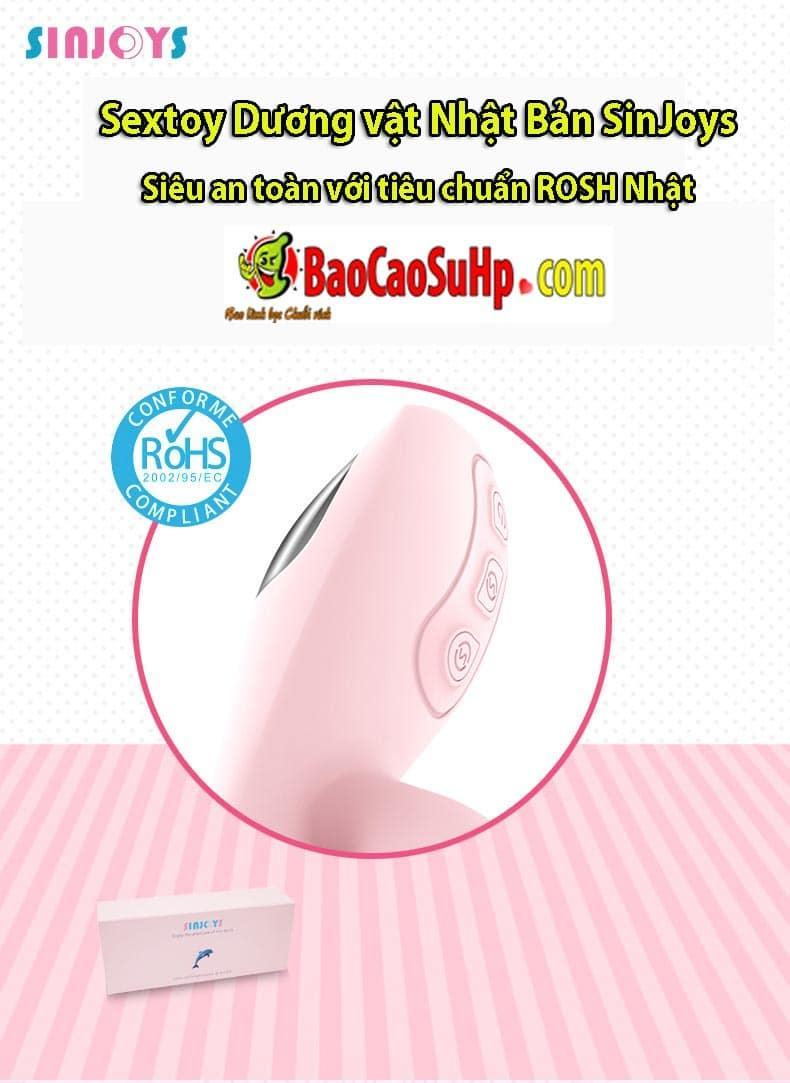 SinJoys Japanese Soft Safe Realistic Vibrating Dildo
