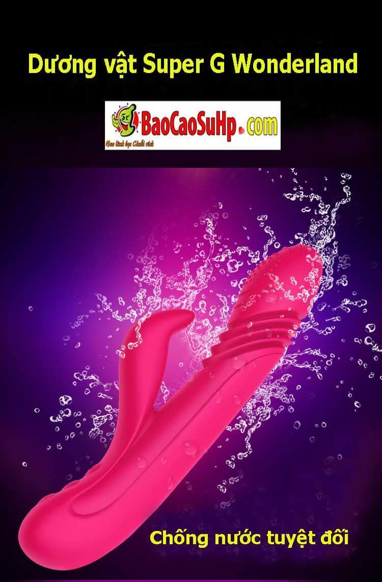 Sextoy Super G Wonderland rung thụt phát nhiệt kích thích cực sướng