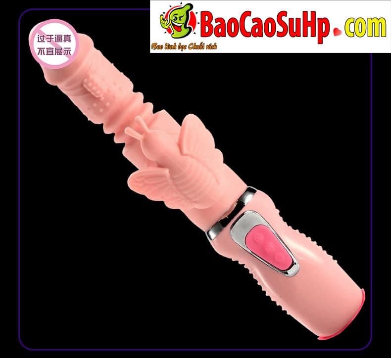 Dương vật giả Rotate 4 trong 1 rung ngoáy sưởi ấm 48 độ