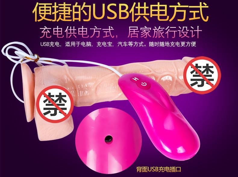 Dương vật giả rung ngoáy AngyBig gắn tường đa chế độ cực mạnh