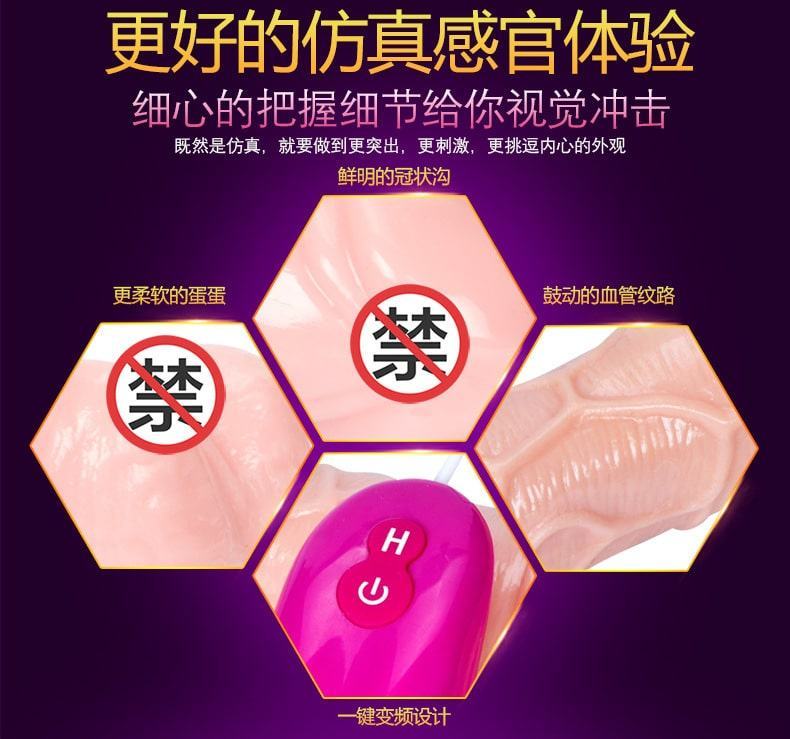 Dương vật giả rung ngoáy AngyBig gắn tường đa chế độ cực mạnh