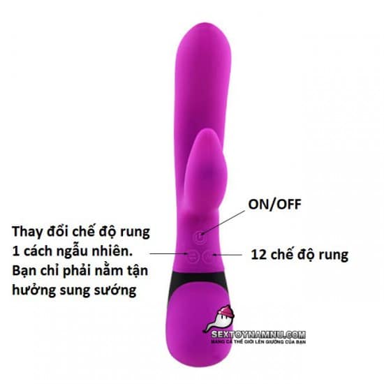 Pretty Love Brian Dương Vật Giả Silicon 12 Chế Độ Rung