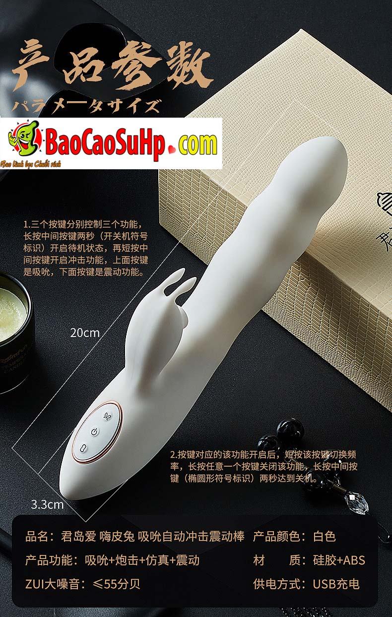 Dương vật giả tự động Nhật Aihipi Rabbit siêu mềm rung cực đã Dương vật giả tự động Nhật Aihipi Rabbit siêu mềm rung cực đã