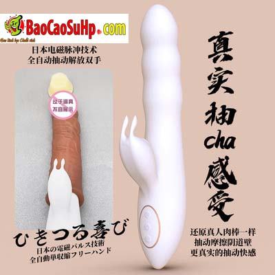 Dương vật giả tự động Nhật Aihipi Rabbit siêu mềm rung cực đã Dương vật giả tự động Nhật Aihipi Rabbit siêu mềm rung cực đã