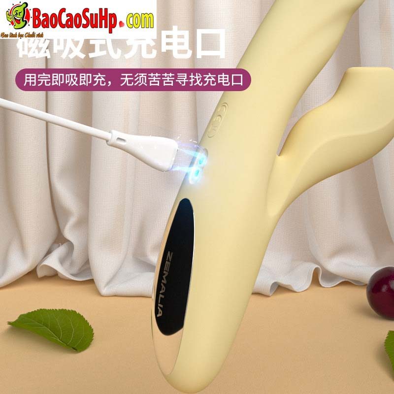 Dương Vật Giả Cao Cấp Svakom Zemalia Mút Rung Phát Nhiệt, Đa Tính Năng