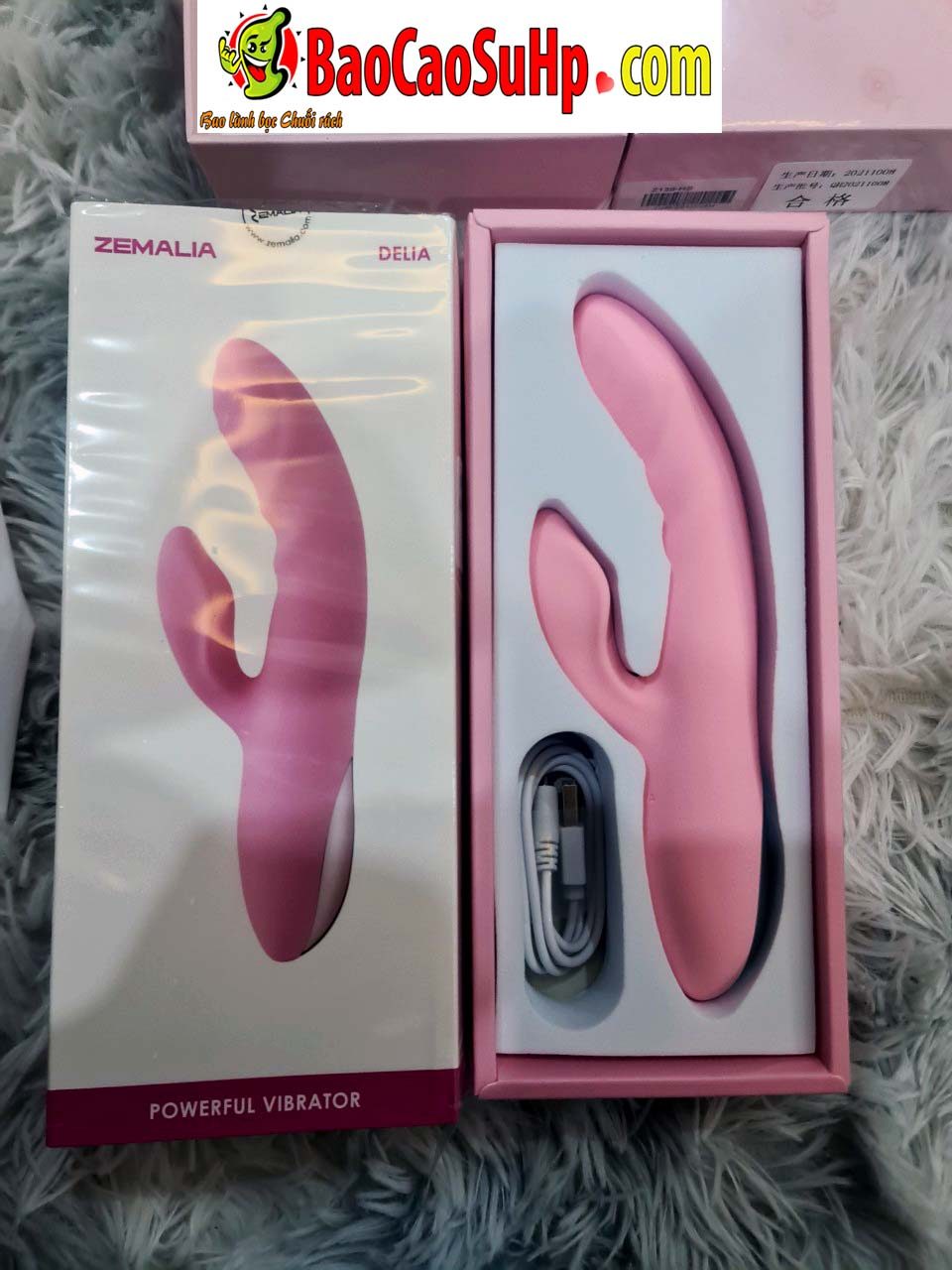 Dương vật giả Svakom Delia rung phát nhiệt cao cấp USA chính hãng