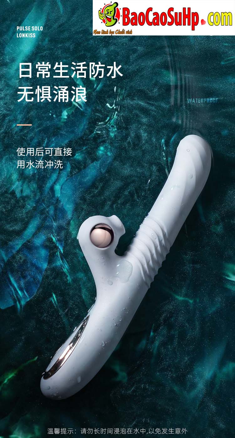 Dương Vật Giả Pulse Solo Lonkiss Phát Nhiệt Hút Rung Sang Trọng Bền